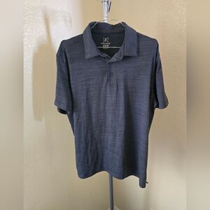 George Short Sleeve Polo Charcol  Gray
